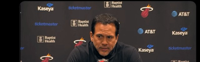 体育视频直播-热火0-5猛龙后斯波又念同一套台词，球迷：这录音机修不好了